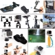 LEKNES Common Outdoor Sports Essentials Kit for GoPro Hero 4 3+ 3 2 1 and Sj4000 Sj5000 Sport camera in Parachuting Diving Surfing Rowing Running