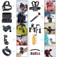 LEKNES Camera Accessory Kit for GoPro Hero 5/Hero 5 Session/4/3+/3/2/1 SJ4000 SJ5000 SJ6000 DBPOWER AKASO Xiaomi Yi APEMAN WiMiUS Lightdow Campark 