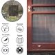 Leknes Screen Repair Kit,Door Window Screen Repair Tape Fiberglass Covering Mesh, 3-Layer Strong Adhesive 